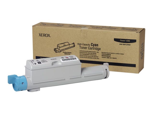 Xerox Haute capacité cyan originale cartouche de toner pour Phaser 6360DN 6360DT 6360DX