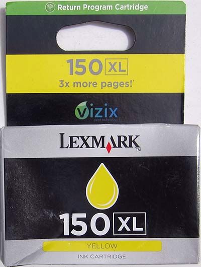 Cartouche d'encre Lexmark 150XL - vue 2