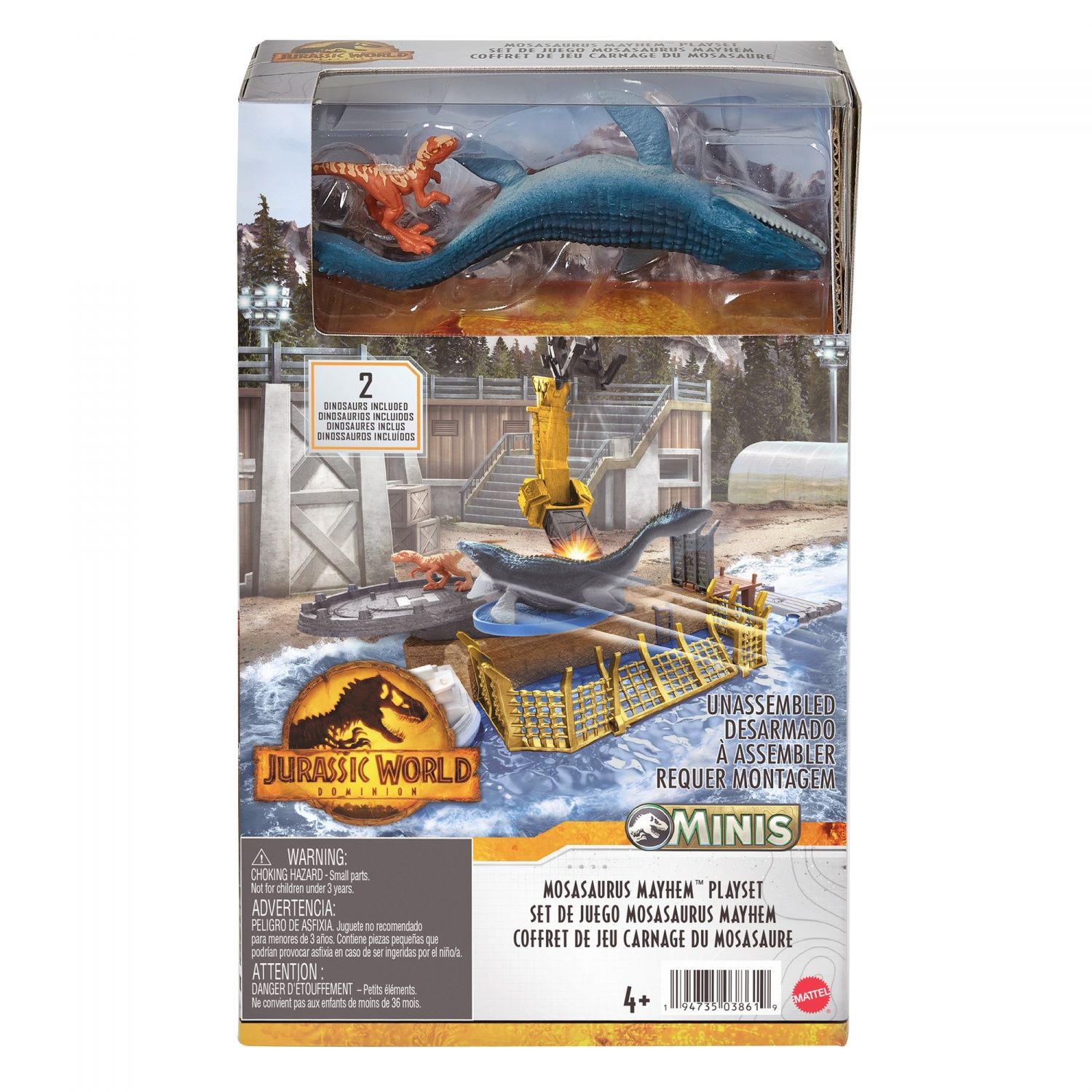 Jurassic World Coffret Minis Mosasaurus - vue 2