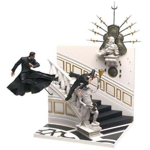 Mcfarlane Figurines Articulées Matrix Series 1 Deluxe Boxedset Neo Chateau Scene