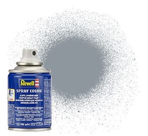 Accessoires Maquettes Spray Color Acier  Metal-Revell