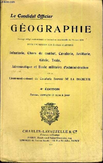 Geographie infanterie chars d'occasion  