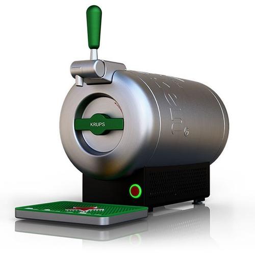 Krups Vb650e10 The Sub Machine à Bière Pression Métal Aluminium Brossé/vert