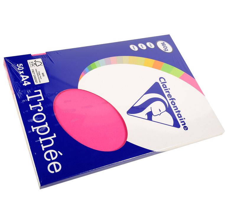 Clairefontaine Lot de 10 Ramettes 50 Feuilles Papier A4 210x297 mm Certifié FSC