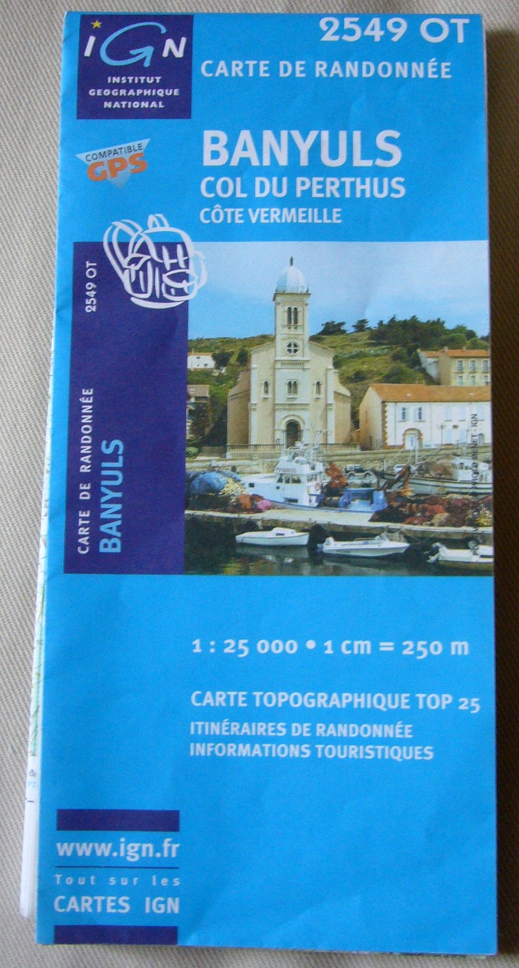 Carte ign banyuls d'occasion  