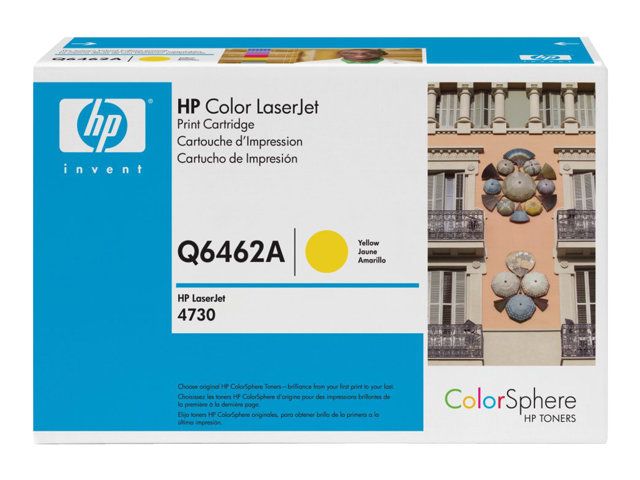 HP Toner Q6462A Jaune - vue 2