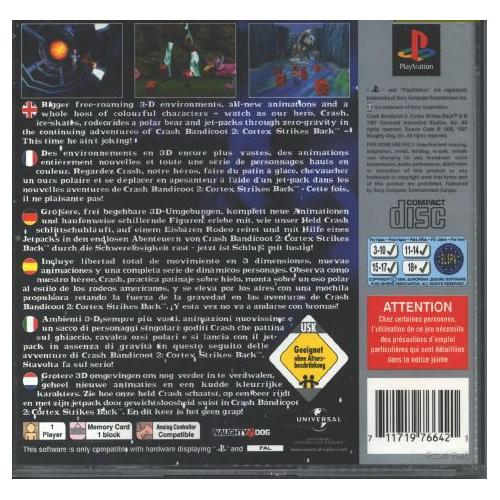 Crash Bandicoot 2 Platinum Ps1