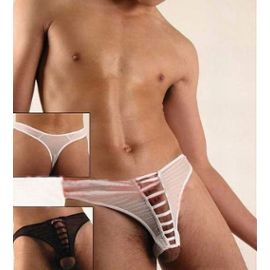 string blanc pour homme