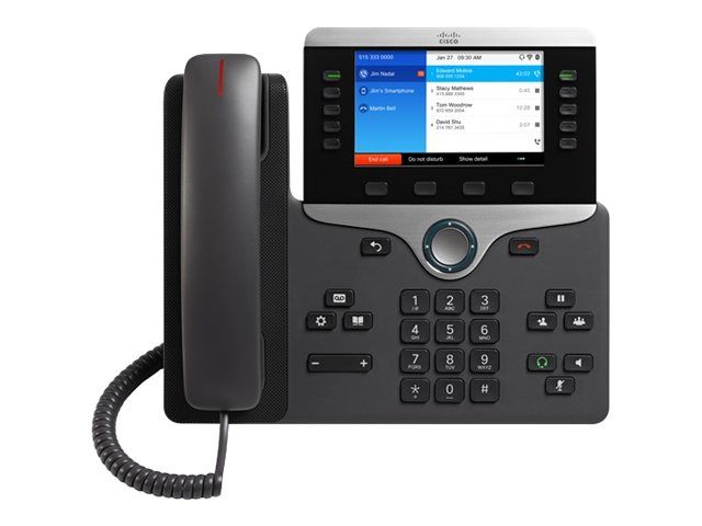 Cisco IP Phone 8861 Téléphone VoIP IEEE 802. /bgnac Wi Fi SIP RTP SDP 5 lignes