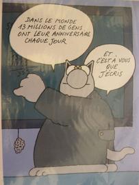 Achat Carte Anniversaire Le Chat Geluck Pas Cher Ou D Occasion Rakuten