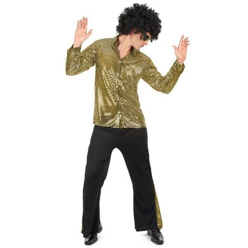 Costume Pour Homme Style Disco Déguisement Paillettes Année