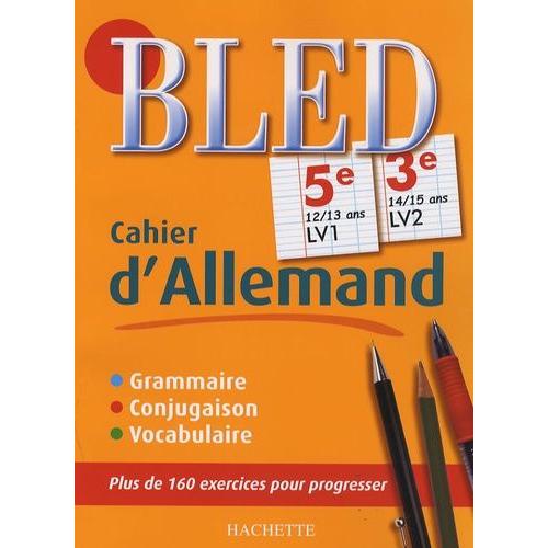 Présentation Cahier D'allemand Cahier D'allemand 5e Lv1, 3e Lv2 | Rakuten