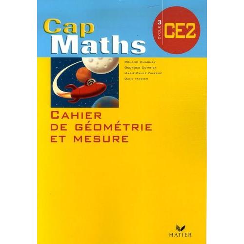 Page De Garde Cahier Géométrie Mesure Cahier De Géométrie Et Mesure Ce2 Cap Maths | Rakuten
