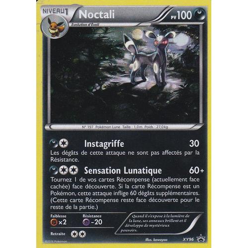 Noctali Holo 100pv Xy96 Carte Pokemon Promo Neuve Fr