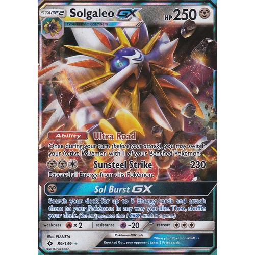 Carte pokemon solgaleo gx pas cher ou d'occasion sur Rakuten