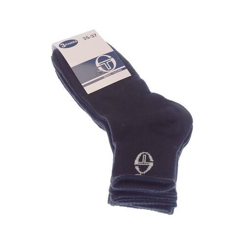 43-46 ST1 Sergio Tacchini Lot de 6 Paires de Chaussettes Sport pour Homme//Femme en Noir
