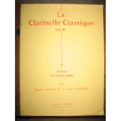 La Clarinette Classique Vol B