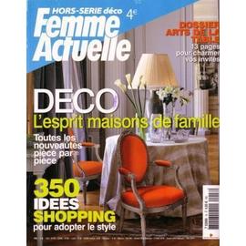 Femme Actuelle Hors Serie N 18 Deco L Esprit Maison De Famille Rakuten