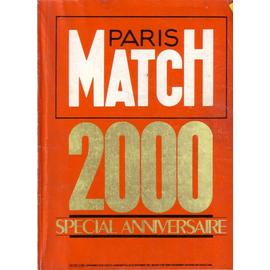 Paris Match Hors Serie 00 Special Anniversaire Rakuten