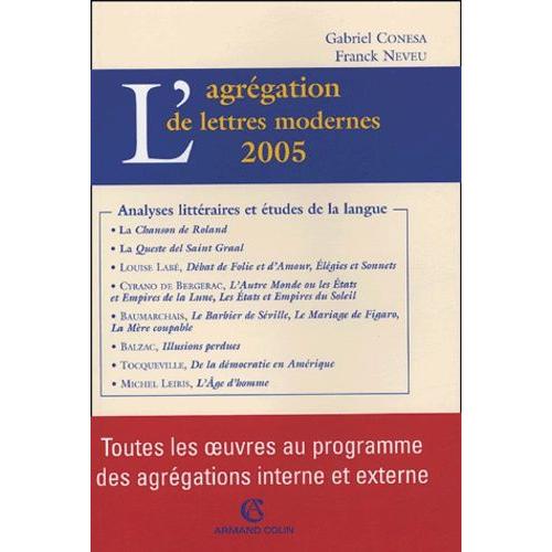 Lagrégation De Lettres Modernes - 