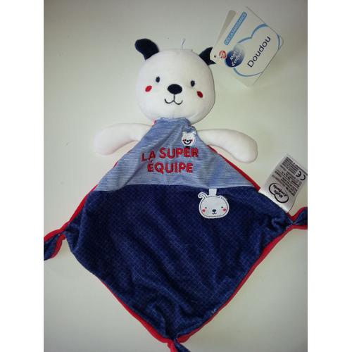 doudou ours bleu leclerc