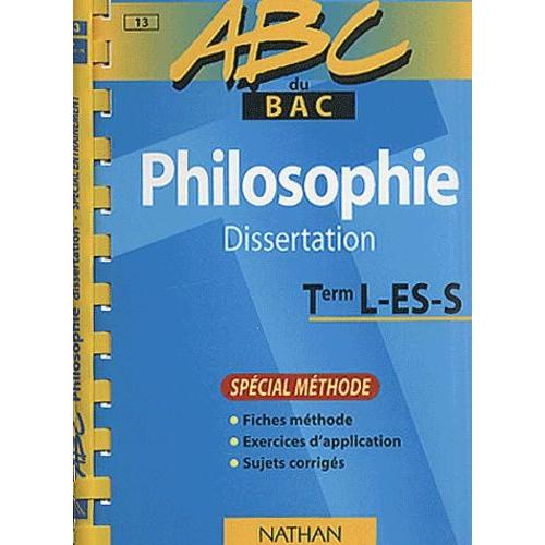 Dissertation de philosophie terminale s