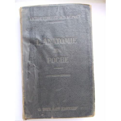 Lanatomie En Poche 1931 Pauchet Et Dupret - 