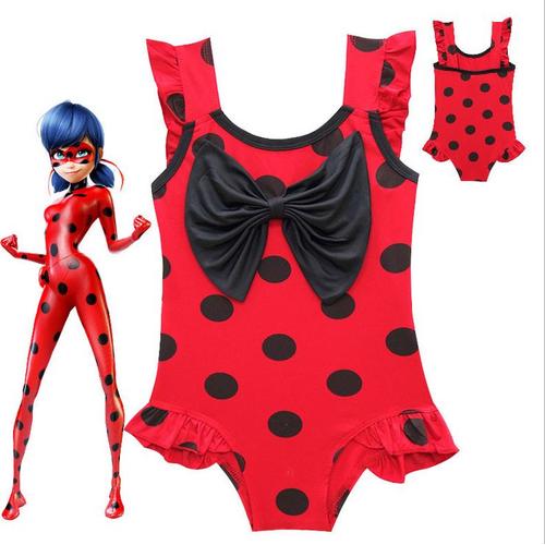 Fille Frozen Reine des neiges Disney Maillot de Bain 1 pcs Body avec Volant