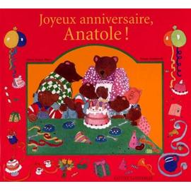 Joyeux Anniversaire Anatole Enfant Jeunesse Rakuten