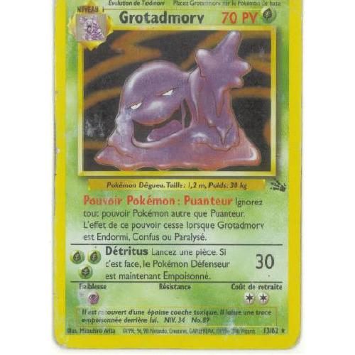 Carte Pokemon Gros Tas De Morve Grotadmorv 13 62 pas cher ou d'occasion sur Rakuten