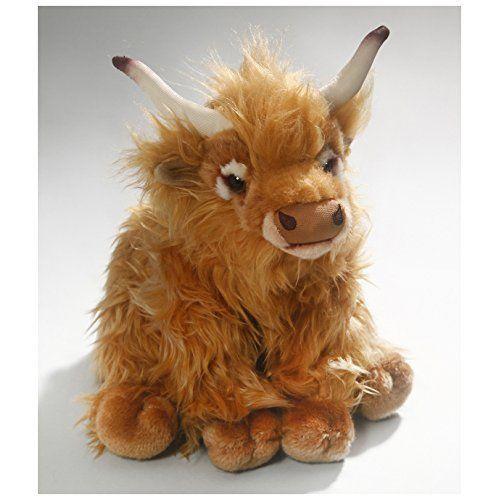 living nature plush highland cow