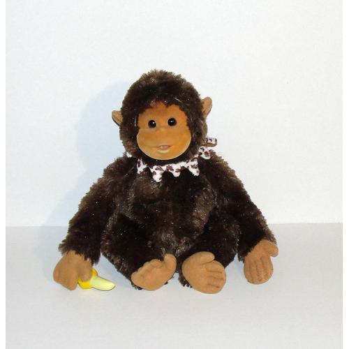 peluche singe interactif