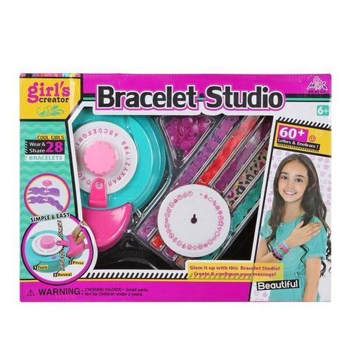 10 x 1 kit de création de bracelets,600 élastiques crochet 30 fermoirs métier