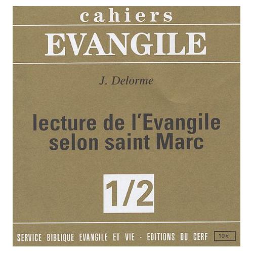 Cahiers Evangile N° 1/2 - Lecture De L'evangile Selon Saint Marc | Rakuten