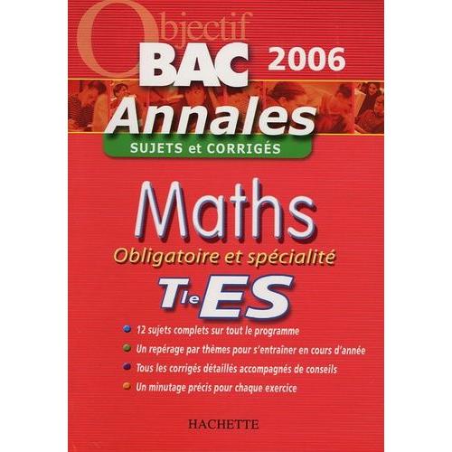 Mathematiques Tle Sujets Corriges Valerie Cornu Pas Cher Ou - 