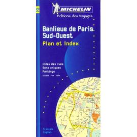 carte michelin banlieue paris sud ouest Banlieue De Paris   Banlieue Sud Ouest, Plan Avec Répertoire, 1/15 