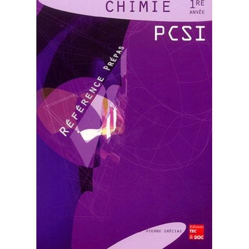 Chimie 1ère Année Pcsi - 