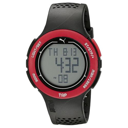 montre puma homme noir et rouge montre puma homme noir et rouge