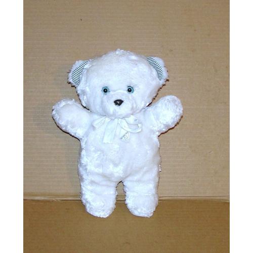 peluche ours blanc pas cher