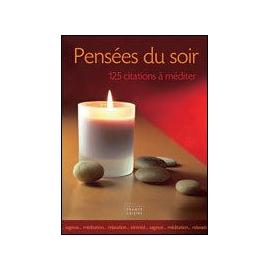 Pensees Du Soir N 1 125 Citations A Mediter Rakuten