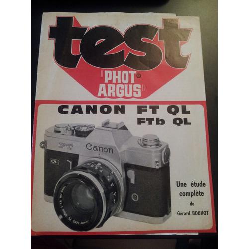 Phot Argus Test Canon Pas Cher Ou D Occasion Sur Rakuten