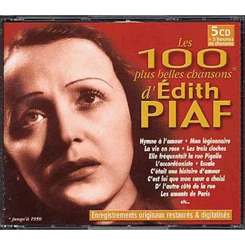 Les 100 Plus Belles Chansons D'edith Piaf | Rakuten