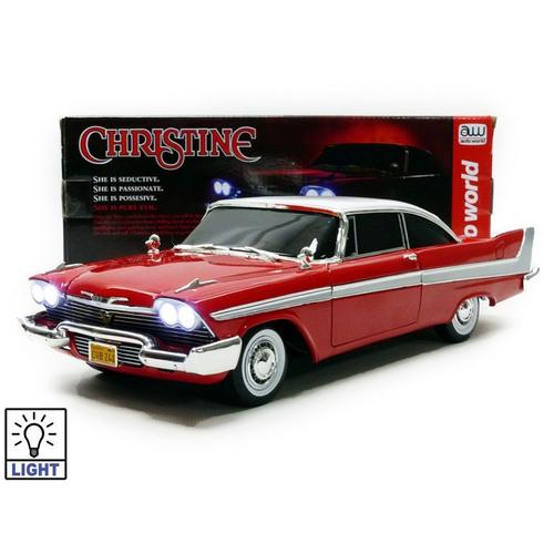 PLYMOUTH FURY 1958 AUTO WORLD CHRISTINE AWSS6401RM 1//64
