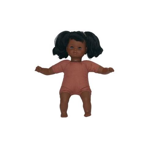 poupon avec cheveux au corps souple