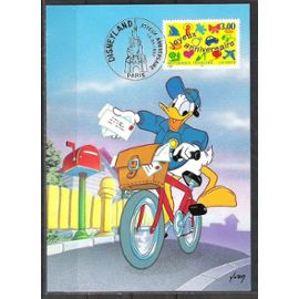 Pret A Poster Joyeux Anniversaire Donald Facteur Disneyland N 3046 France 1997 Rakuten