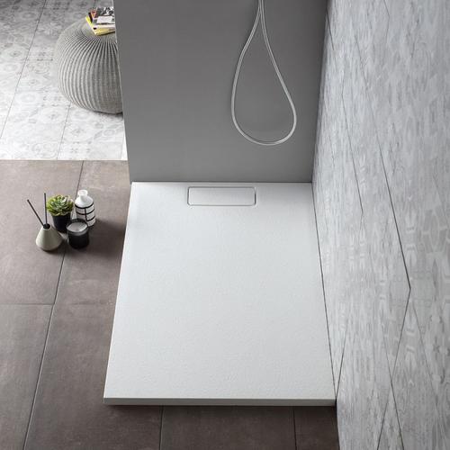 Kiamami Valentina Receveur DE Douche en C/ÉRAMIQUE RECTANGULAIRE 70X90 CM TOPAZIO