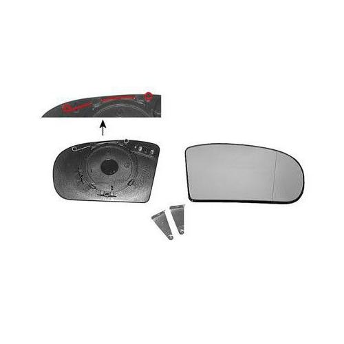 RETROVISEUR MERCEDES CLASSE C W203 CONDUCTEUR RABATTABLE ELECTRIQUE C