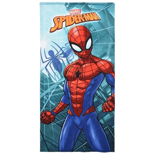 NEUF * 55X110CM COTON serviette de bain SPIDERMAN Poncho a capuche