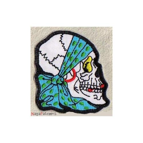 Ecusson patche pirate drapeau pirates thermocollant patch transfert