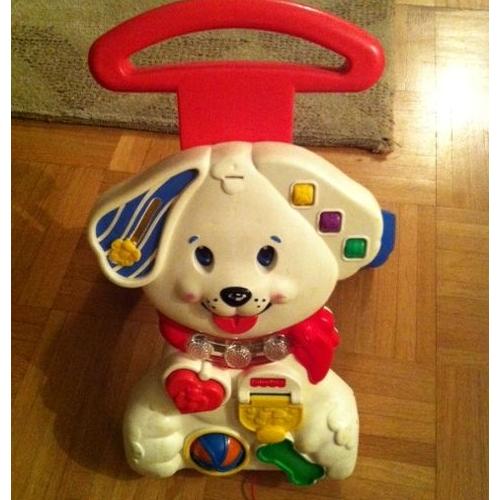 fisher price chien trotteur